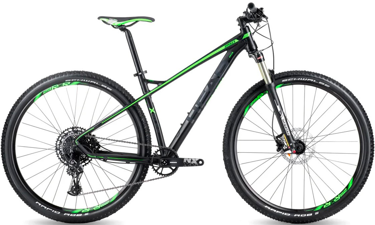 Велосипед Head X - RUBI IV 29" (2020) 2020 Черно-зеленый